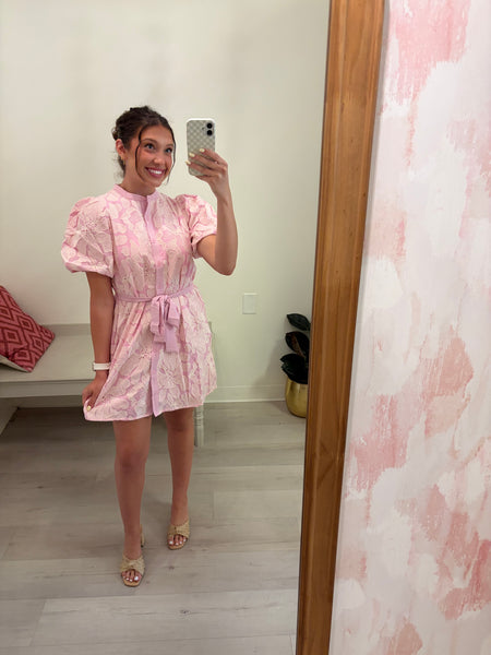 Meg Eyelet Button Up Dress Pk