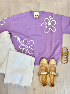 Purple Swearer w/ Flower Detail