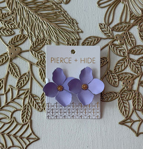 Lilac Flower Earring