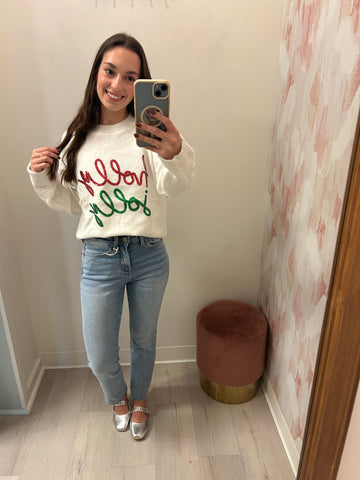 Holly Jolly Sequin Sweater