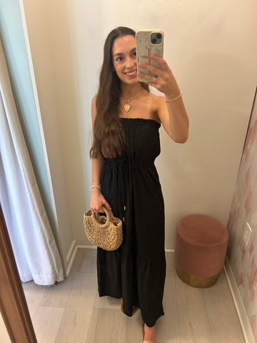 eddy becca midi dress Becca Smocked Floral Midi Bl – Evangelene and Co