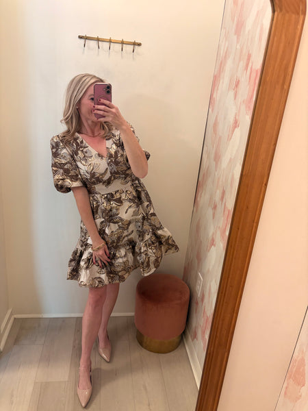 Betty Sling Back Kitten Heel Nude