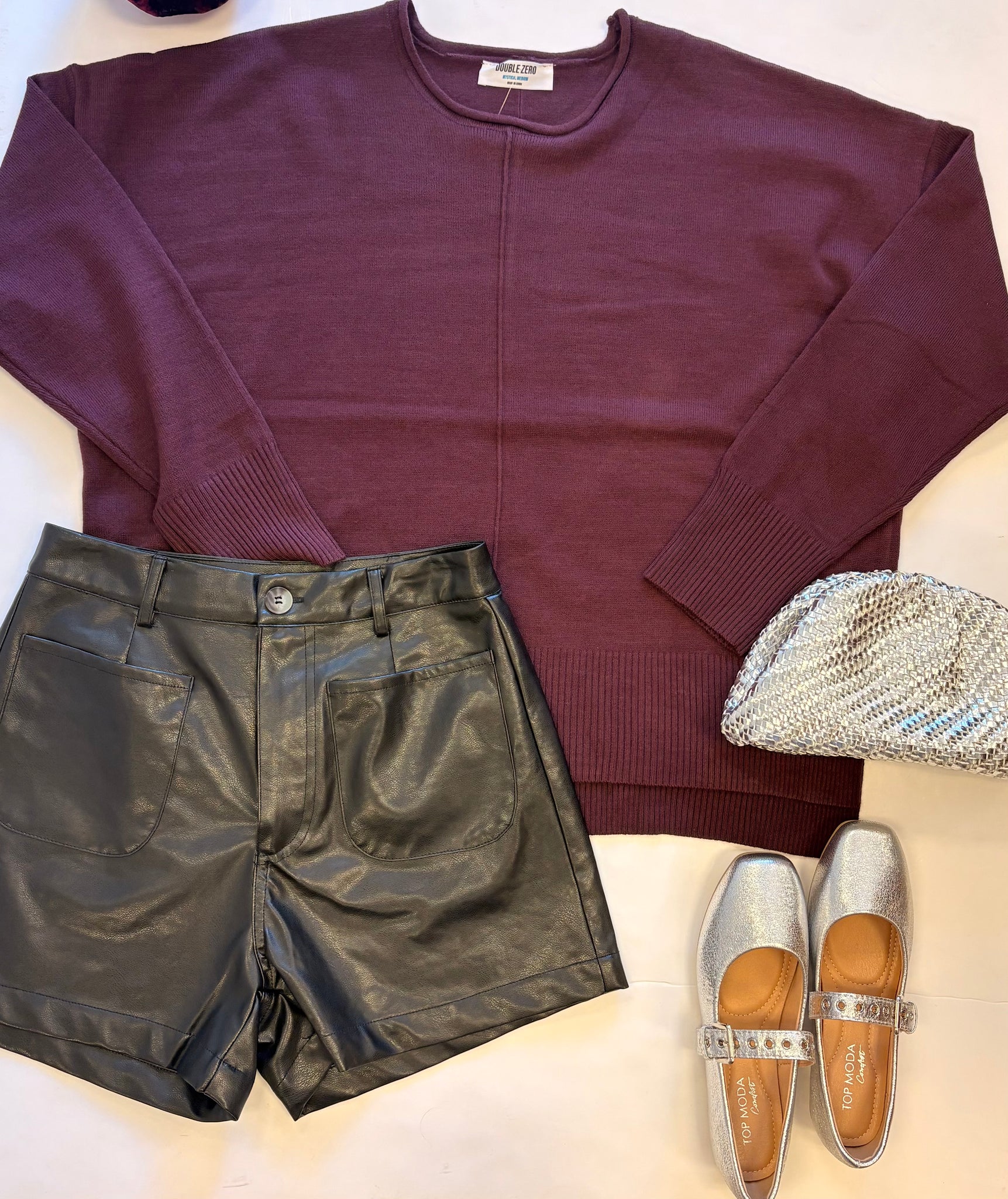 Better Basic Sweater Wine