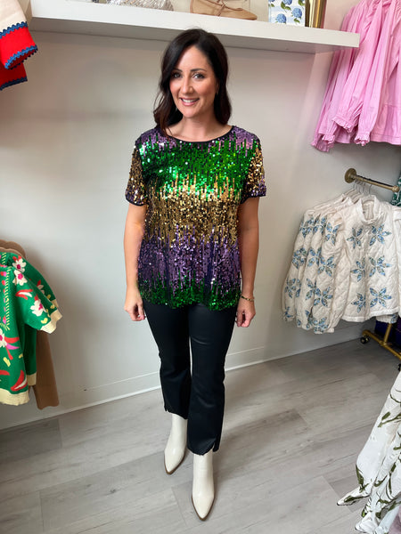 Full Sequin MG Top