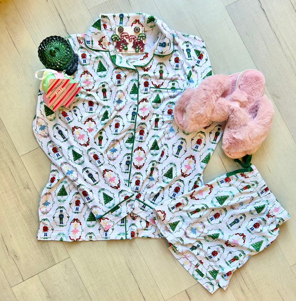 Nutcracker LS Pajama Short Set