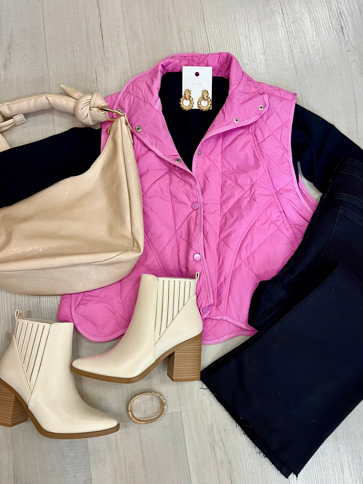 Bubblegum Pink Puffer Vest