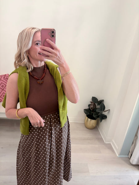 Kristin Button Up Cardigan Olive