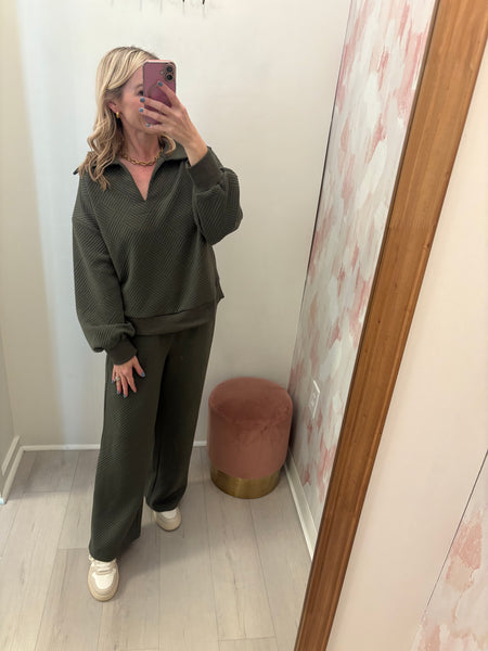 Chloe Travel Set Olive