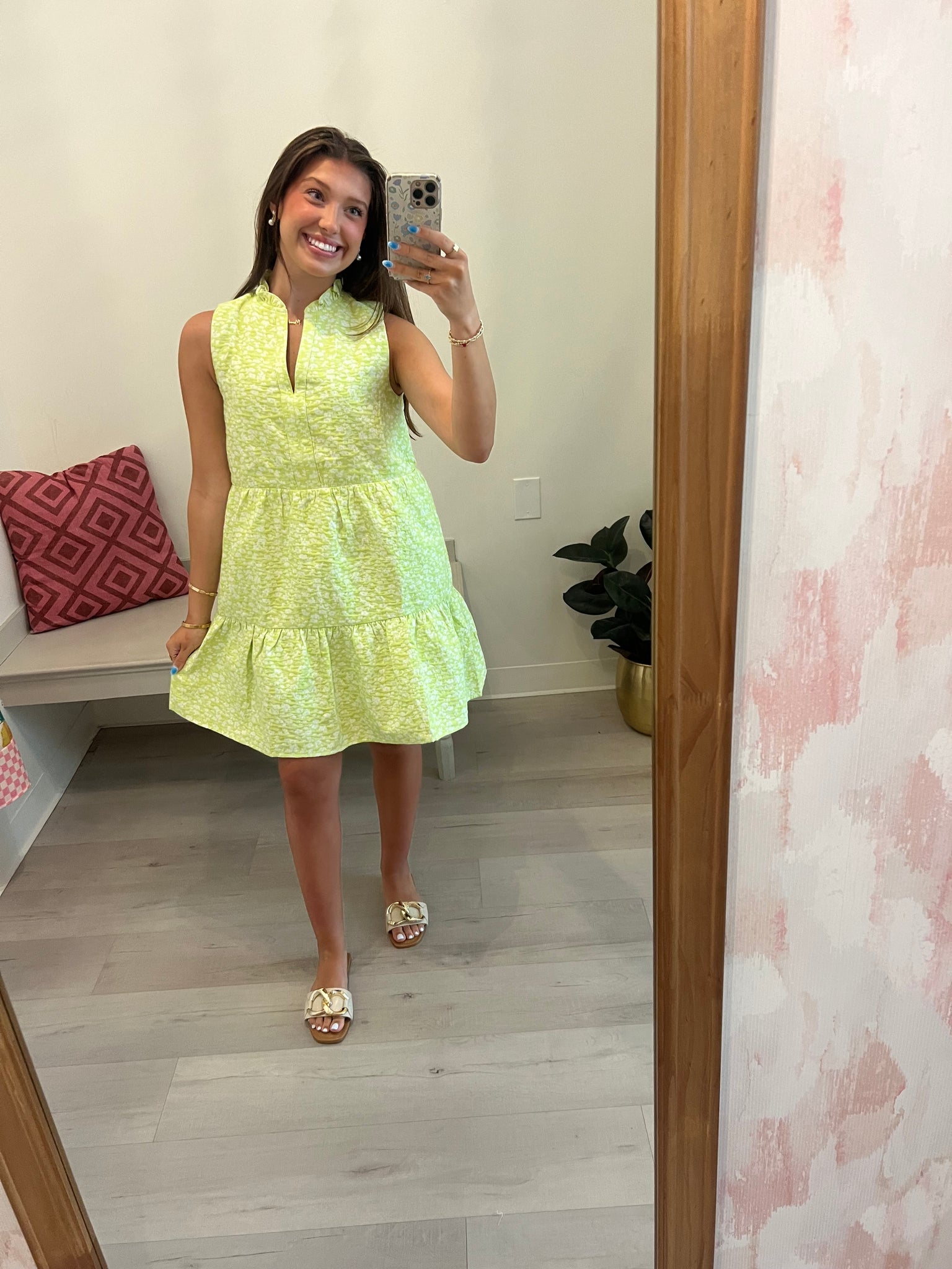 Lime Sorbet Cocktail Dress