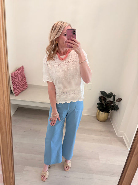 Ankle Cropped Summer Pant