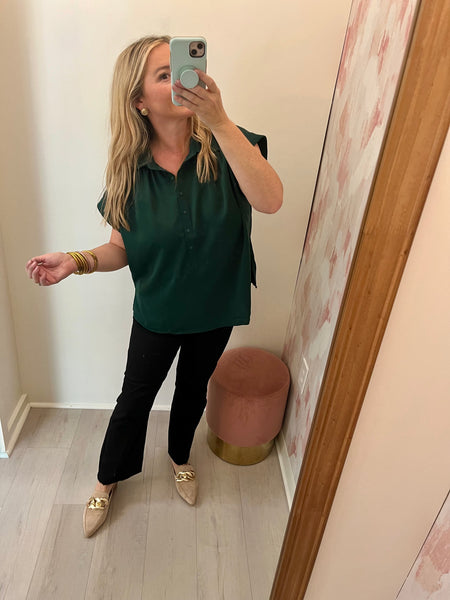 AOS Linden Crop Flare Black