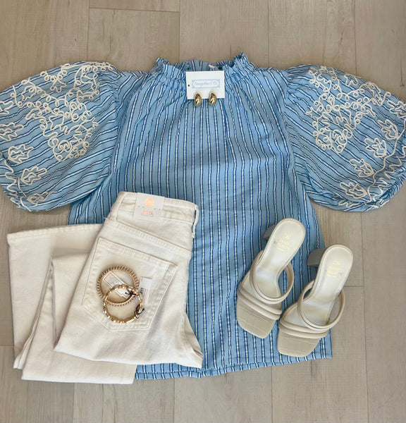 Lollie Embroidered Top