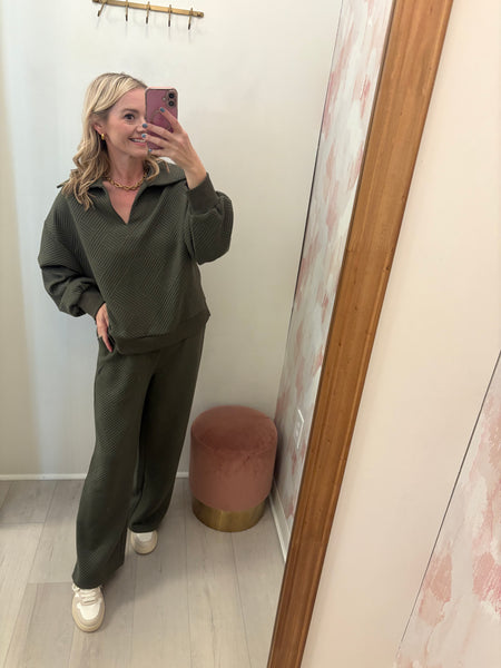 Chloe Travel Set Olive