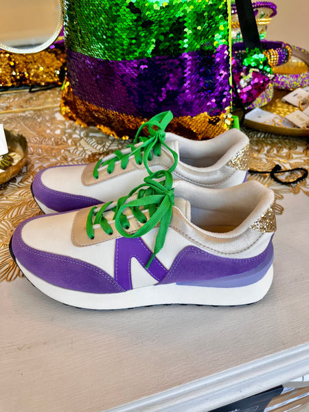 Steppin Into MG Sneakers Pur/Gld