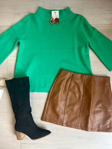 Jolly Holiday Green Sweater