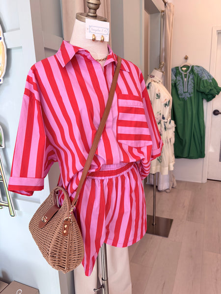 Straw Crossbody Purse