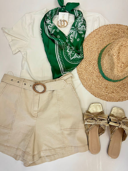 White Bamboo Tee