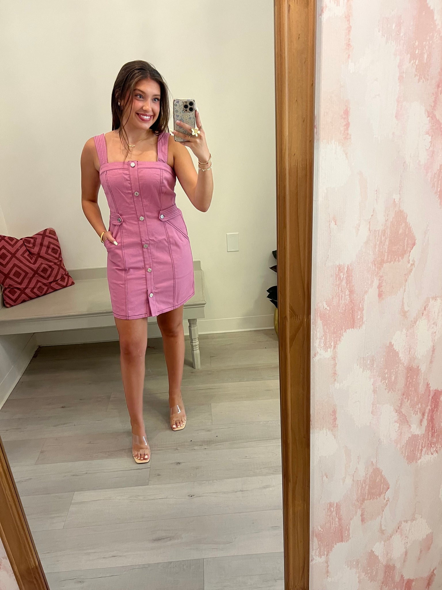 Light Lilac Denim Dress