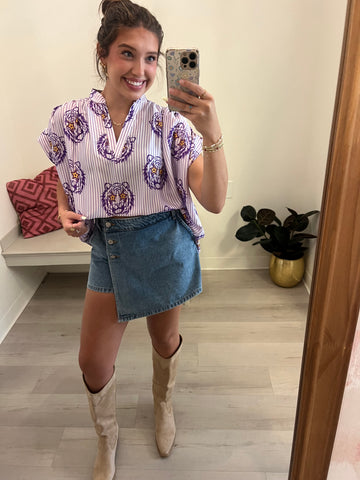 Tiger Trance Blouse