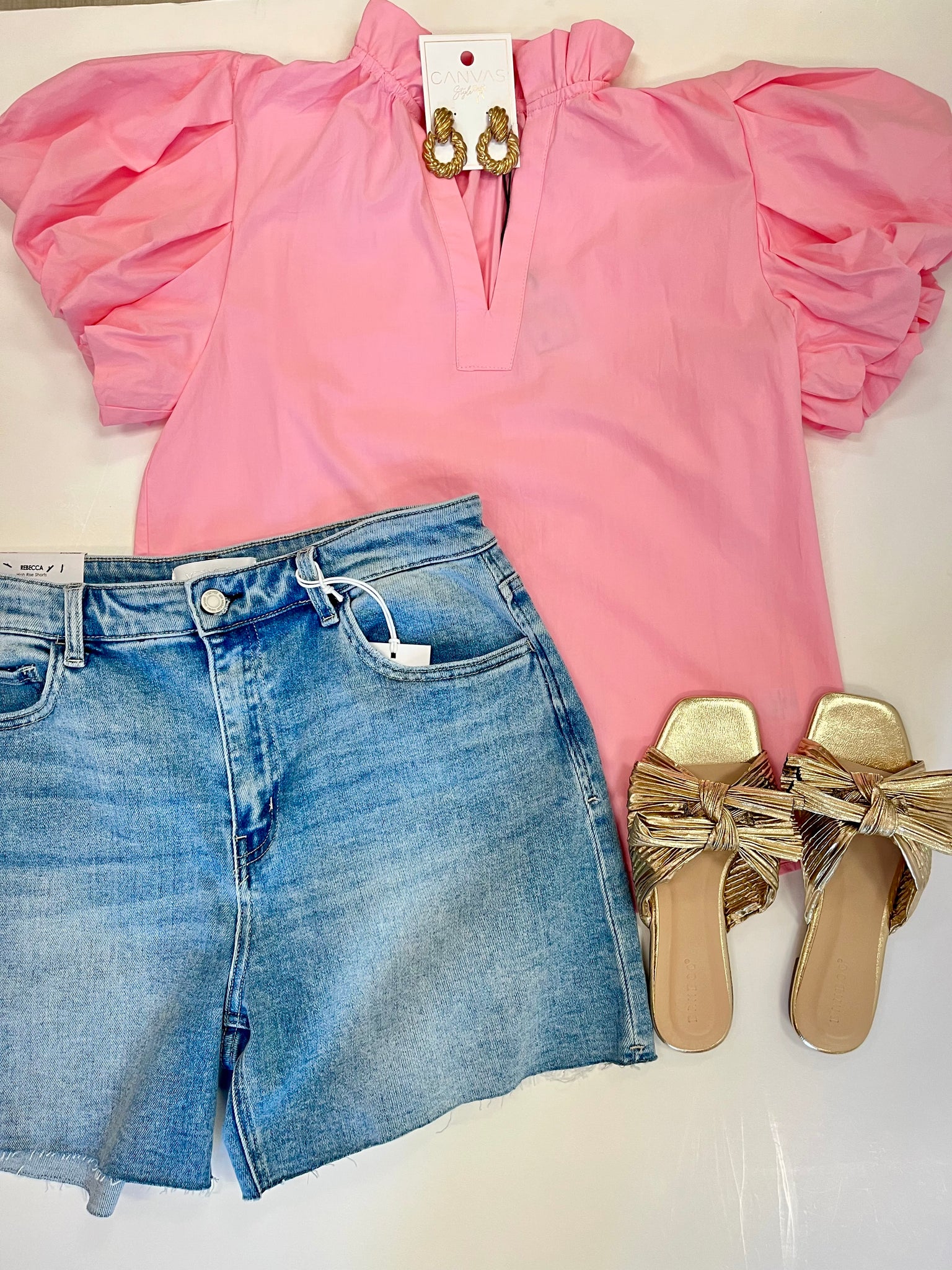 Parker Pink Puff Slv Top