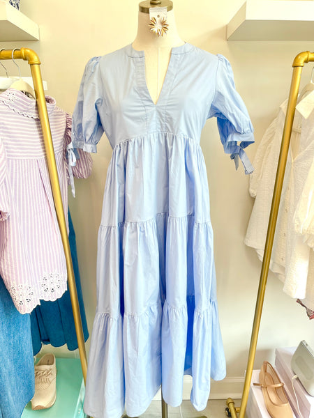Best Baby Blue Midi Dress