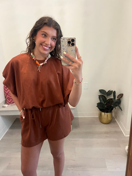 Toffee Bubble Hem Set