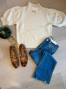 Leopard Mary Jane Flat