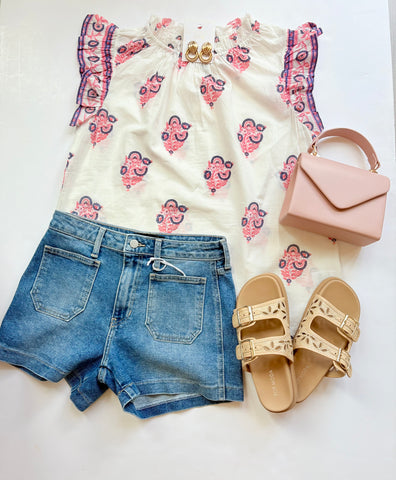 Portugal Block Printed Top