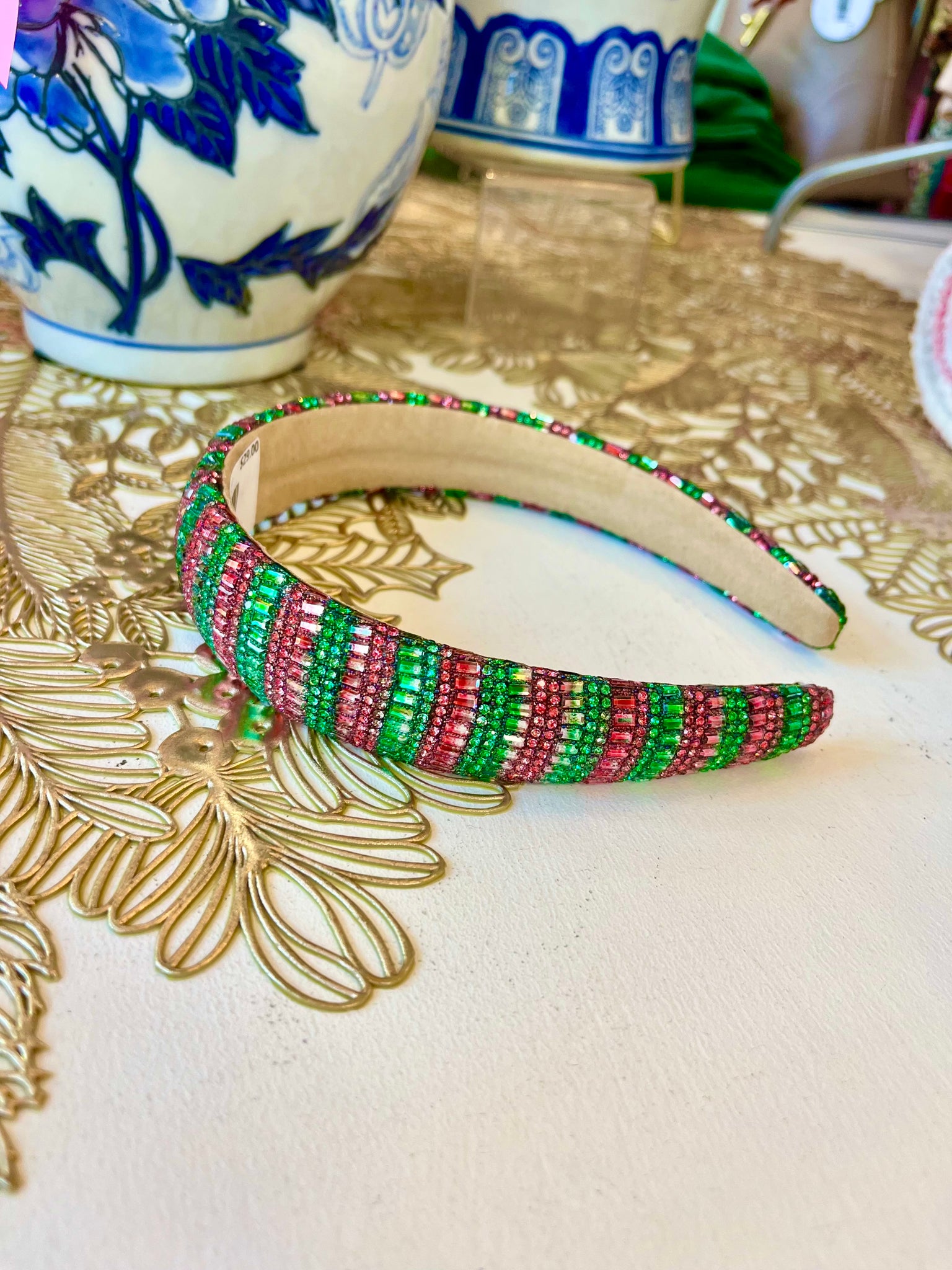 Christmas Striped Headband