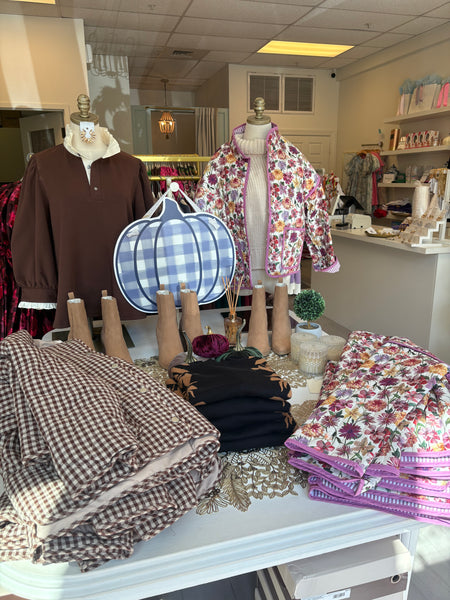 Fall Floral Puff Jacket