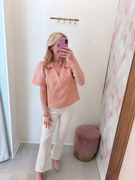 Dollie Embroidered Set Blush