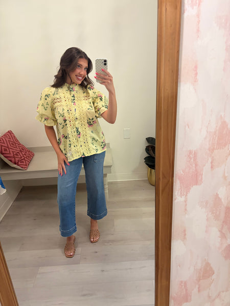 Limon Floral Blouse