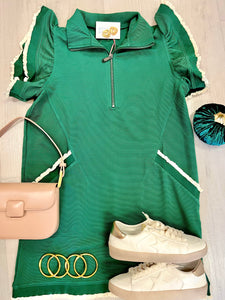 Easy Elevated Dress Green