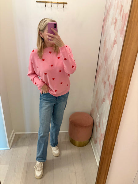 Sweet Heart Thin Sweater