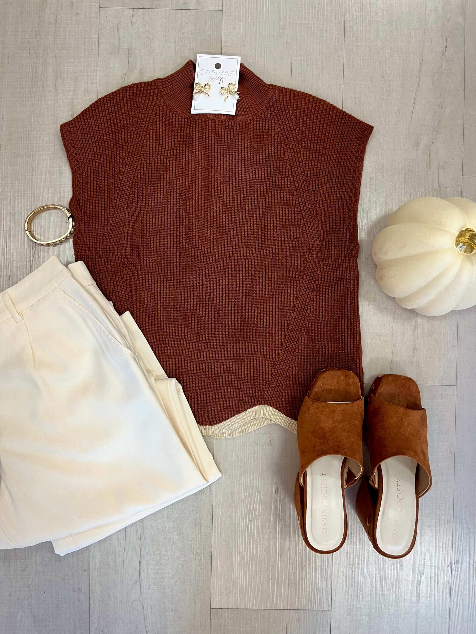 Mocha Wave Sweater