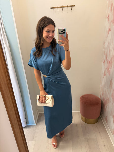 Nights In Satin Midi Dress