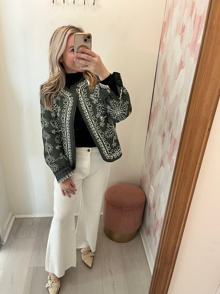 Perfectly Spring Floral Print Jacket