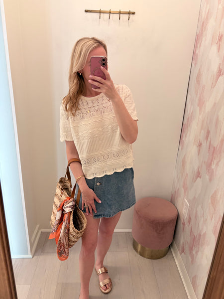 Thames Crochet Spring Top