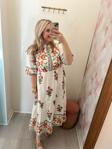 Ellie Floral Tiered Dress