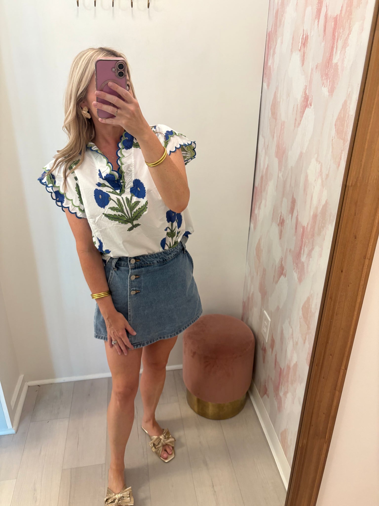 Victoria Denim Skort