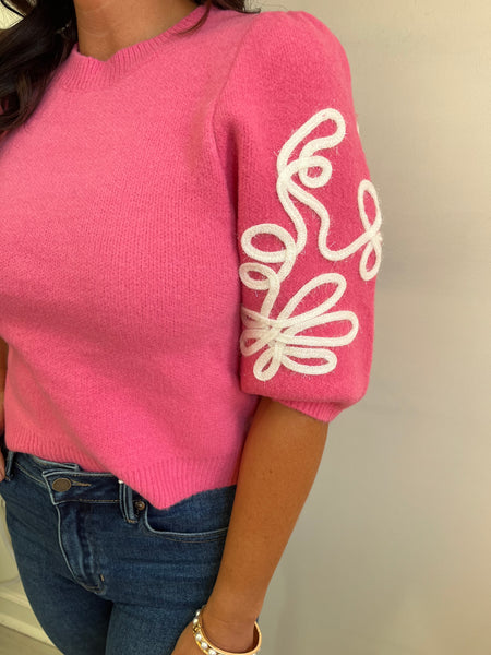 Holiday Bubble Gum Sweater