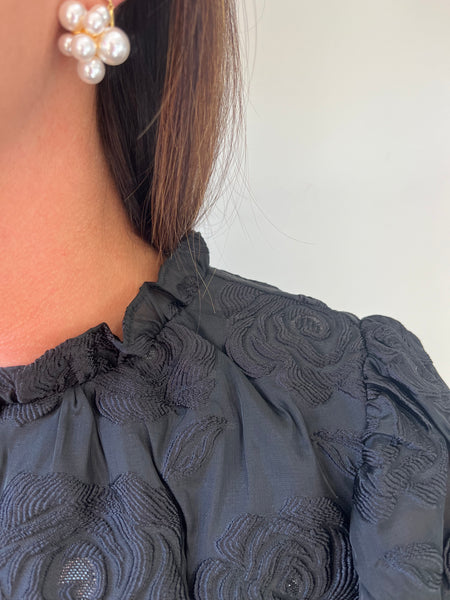 Black Rose Blouse
