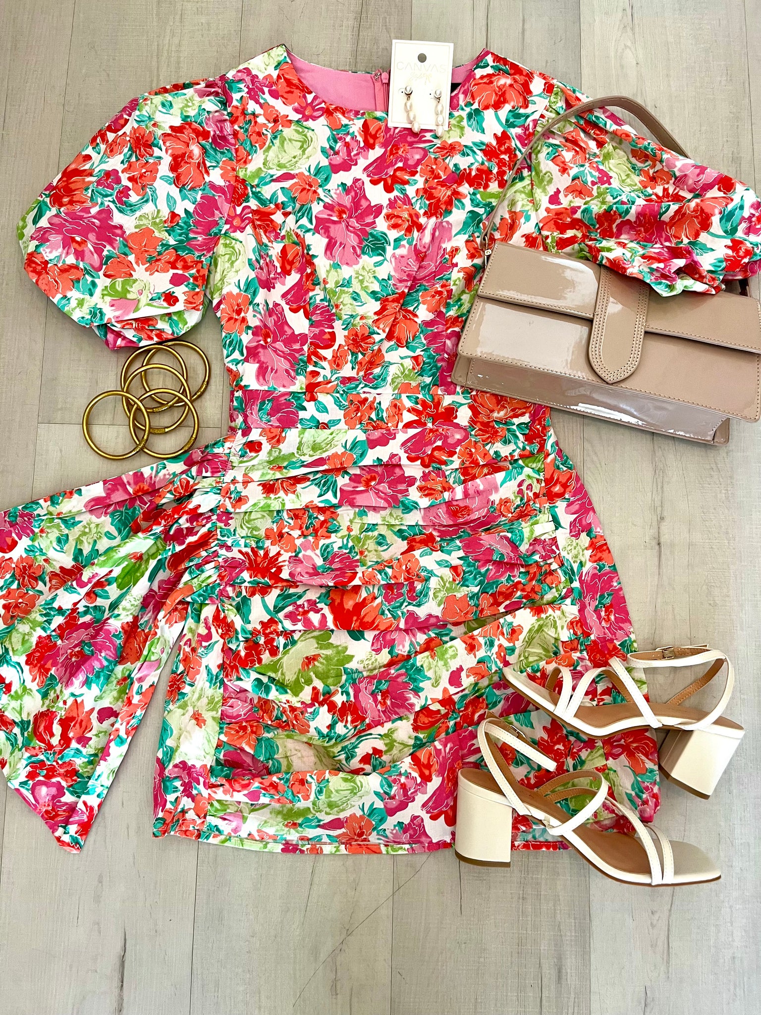 Spring Ready Floral Mini Dress