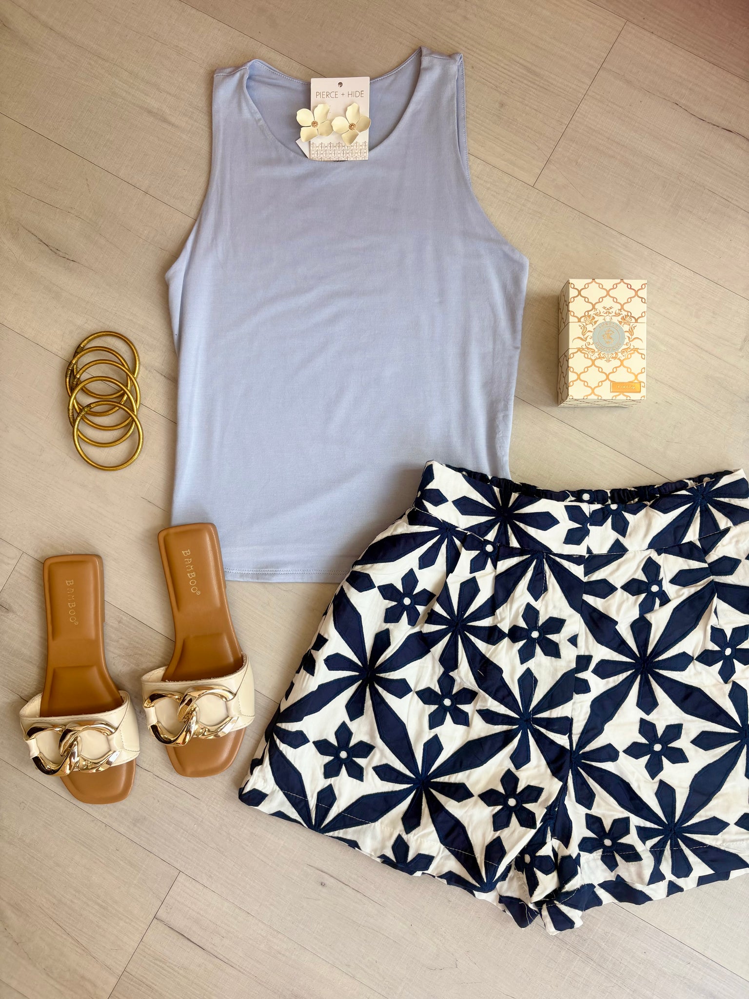Bailey Tank Top Light Blue