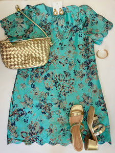 Summer Cocktail Dress Seafoam Evangelene and Co. Summer Cocktail Dress Seafoam Evangelene and Co.