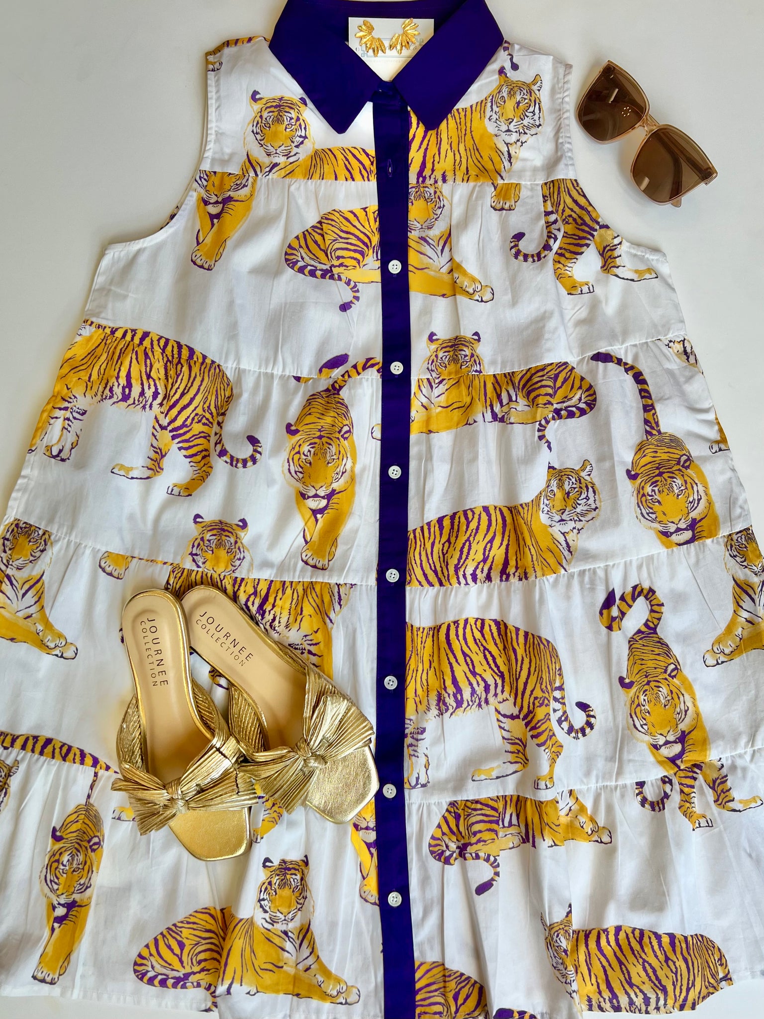 Tigers Poplin Dress