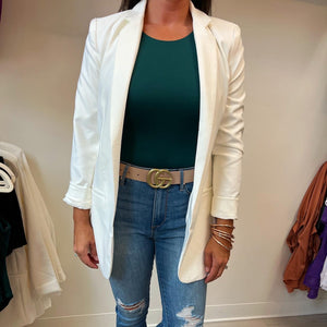 Basic Blazer Ivory