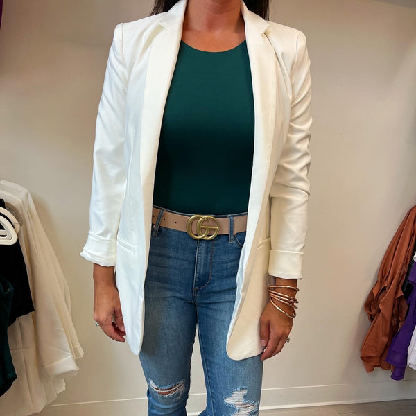 Basic Blazer Ivory