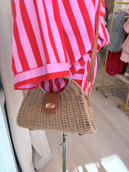 Straw Crossbody Purse