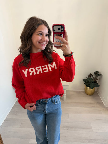 Merry Sweater Red